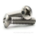 Phillips slotted screws mesin kepala bujur